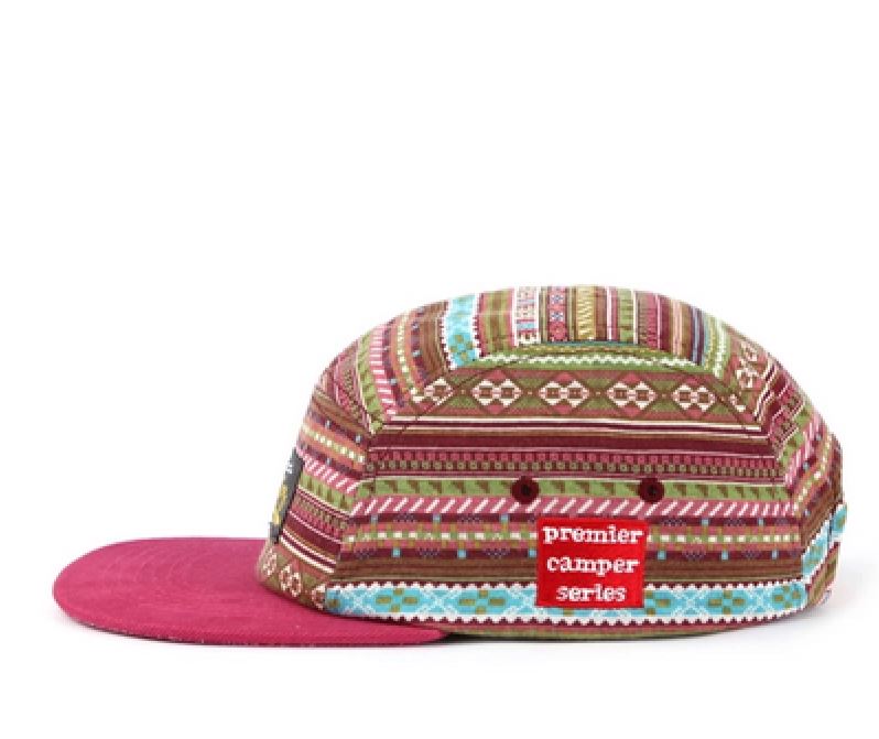 PREMI3R Nón Snapback Nón Hiphop INDIAN WINE VISOR màu đỏ rượu Mũ lưỡi trai phong cách hàn quốc nón thương hiệu chính hãng