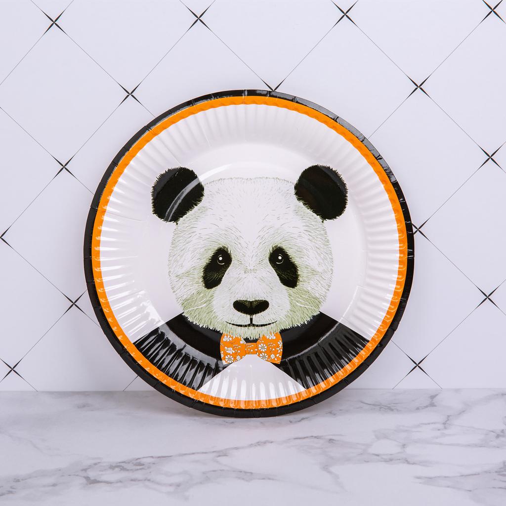 10Pcs Panda Paper Party Plates Cups Birthday Wedding Tableware 10Pcs Paper