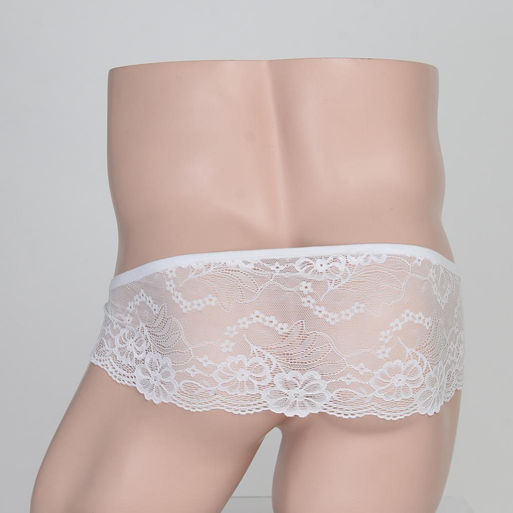 Men's T-Back Underwear Low-rise Man Bikini G-String Thong Briefs Wrap