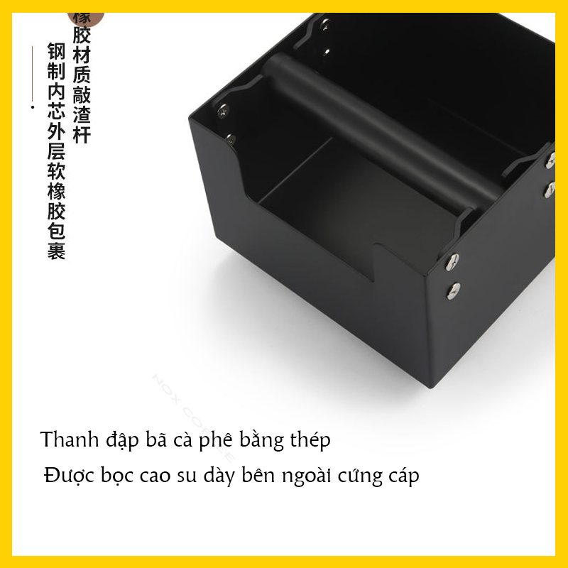 Hộp đập bã cà phê espresso