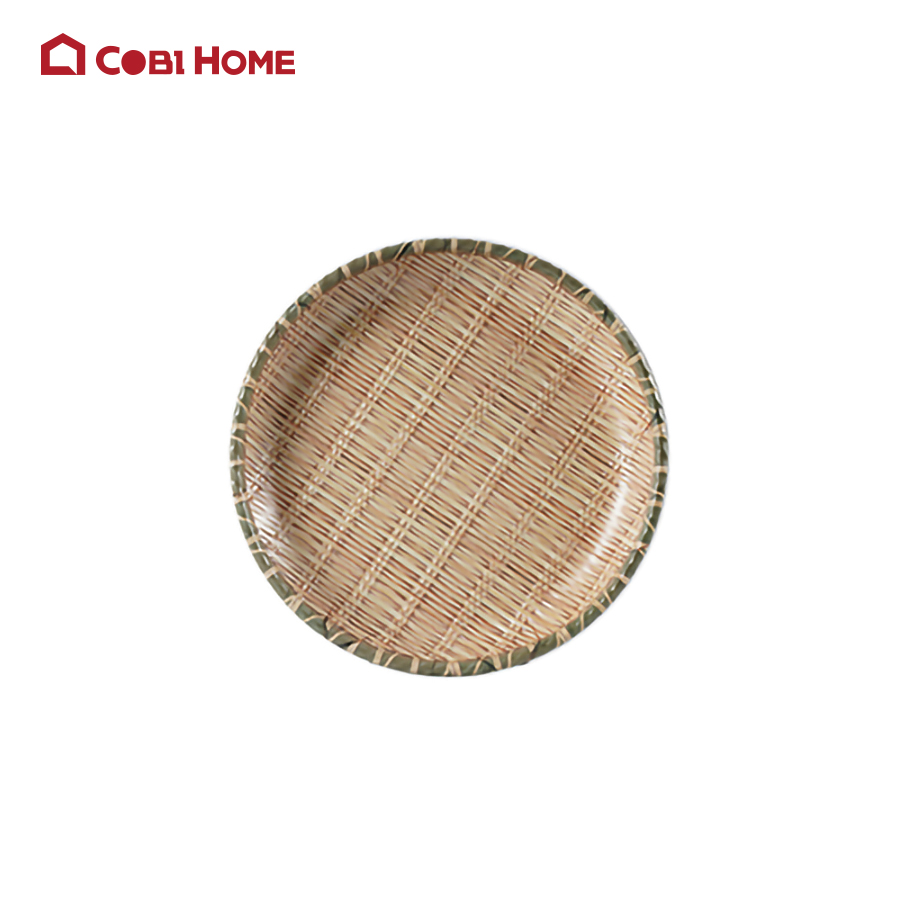 Đĩa giả mây tre đan bằng melamine