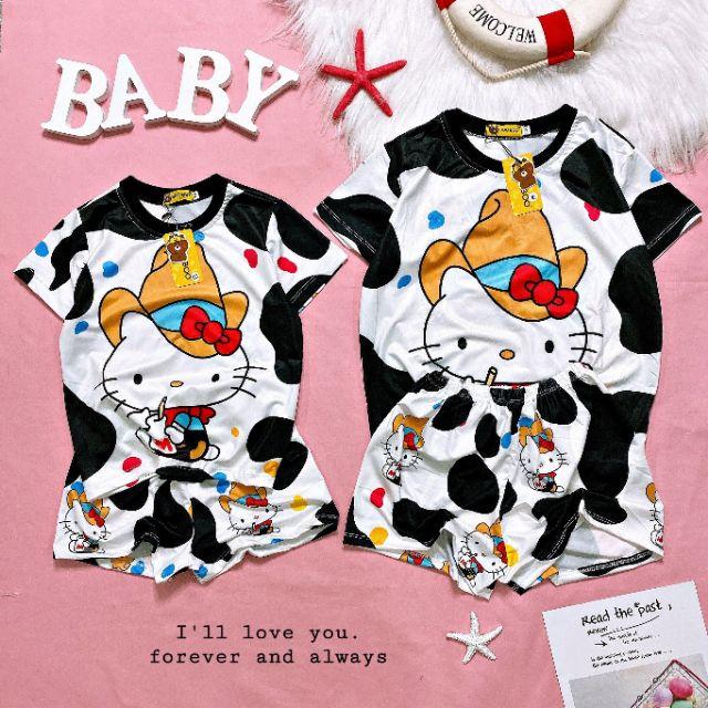 Bộ thun 3D đùi cho bé 15_35kg