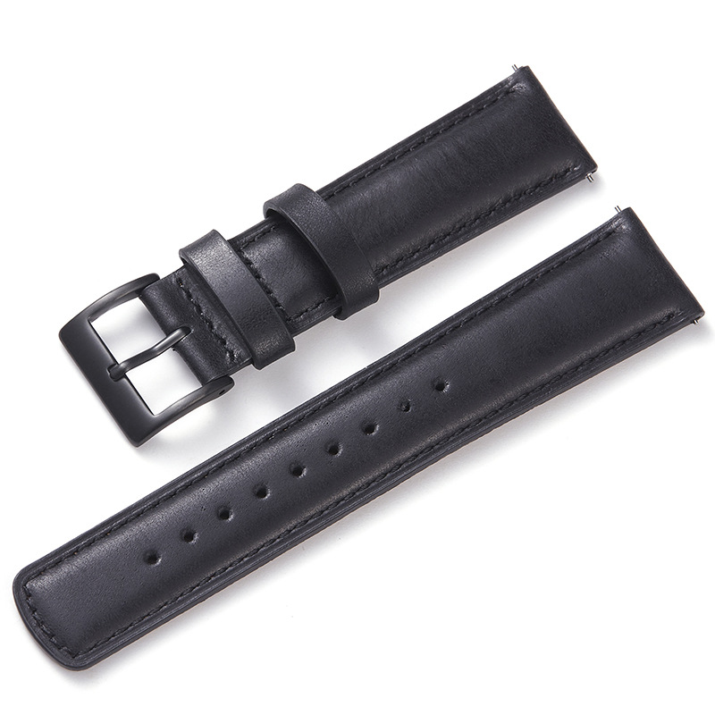 Dây đồng hồ da bò cao cấp 20mm và 22mm nhập khẩu kèm chốt thông minh,dây mềm, đường chỉ may chắc chắn,đều đẹp