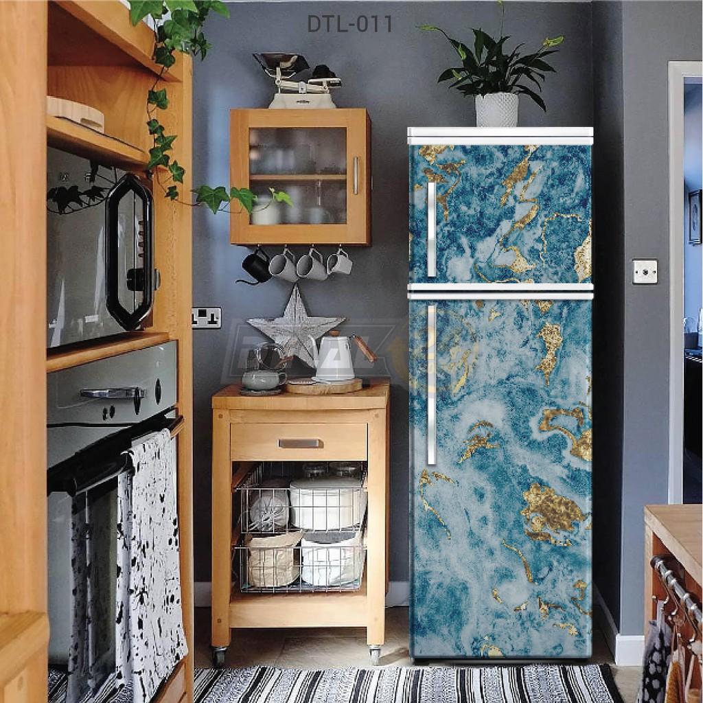Miếng dán tủ lạnh Decal dán dán tủ lạnh chất liệu cao cấp, chống nước - HÀNG BÁN CHẠY - DTL-011