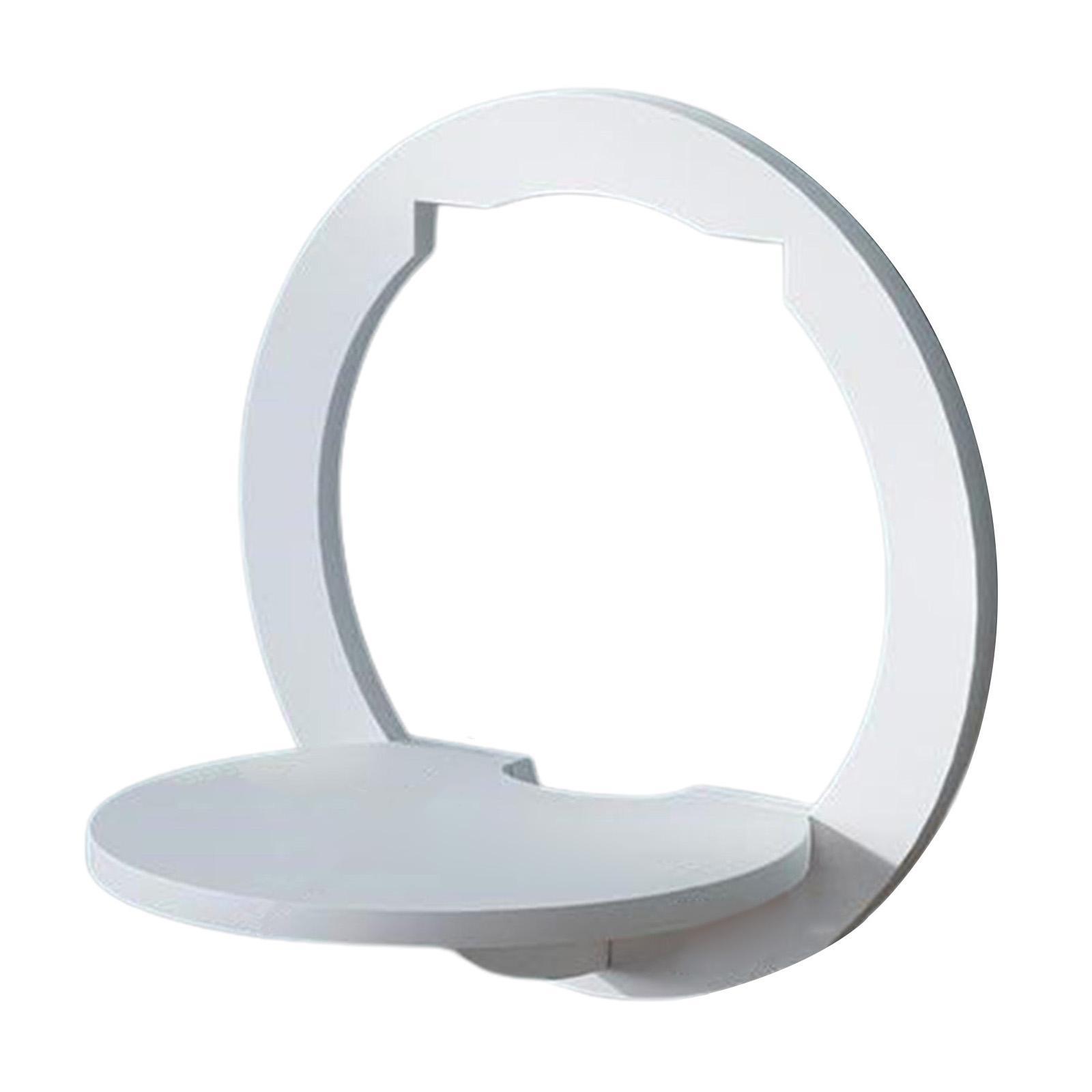 Geometric Shape Floating Wall Shelves Shelf Bedroom Storage Display - Round