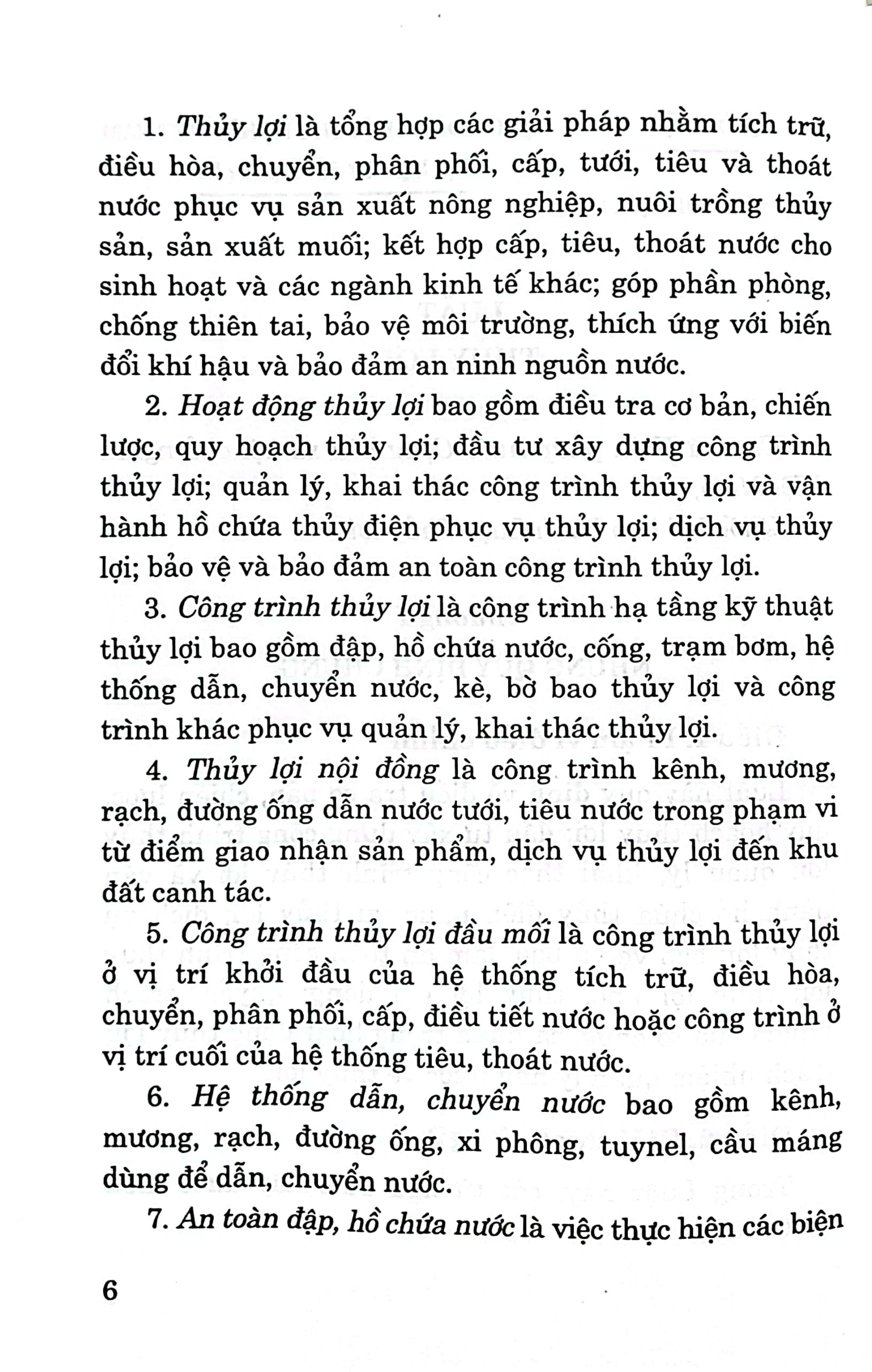 Luật Thủy lợi