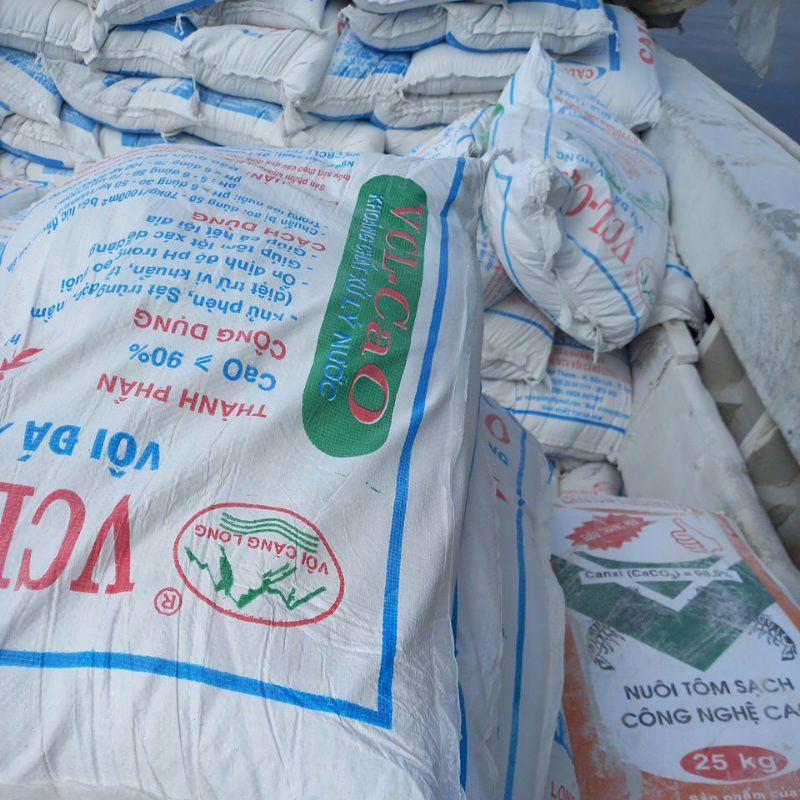 1kg Vôi Canxi, loại trắng tinh và siêu mịn, dùng hạ phèn trong nước cho ốc lươn...