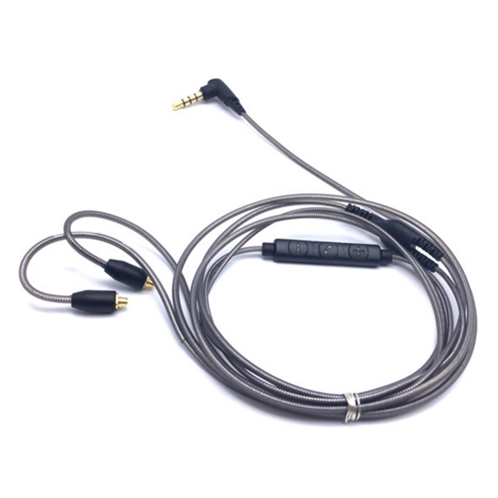 For SE215 SE315 SE425 SE535 SE846 Headphone Cables Mic Volume Control