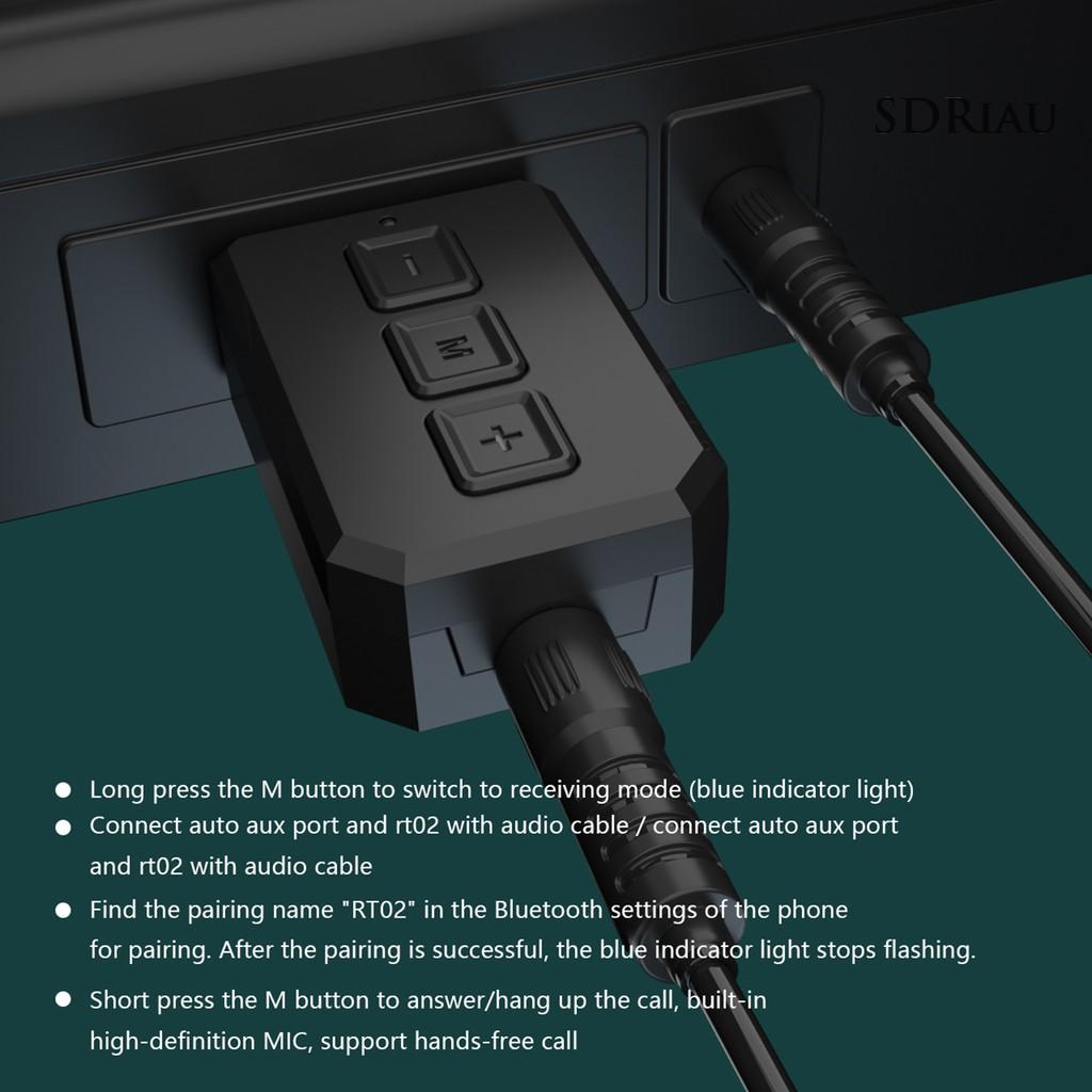 Bộ Chuyển Đổi Âm Thanh Bluetooth 5.0 Không Dây 2 Trong 1 Xpqt02 Cho Xe Hơi