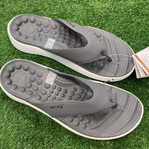 Dép xỏ ngón Cross riviva màu ghi xám dành cho nam