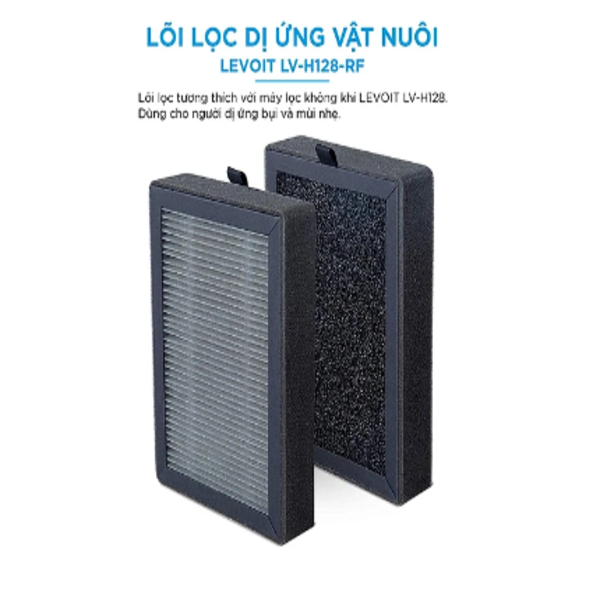 Thương hiệu: Levoit Lõi Lọc Diệt Khuẩn Cho Levoit H128-RF Gồm 2 Bộ Lọc Bộ Lọc Sơ Và Bộ Lọc HEPA | Hàng Chính Hãng