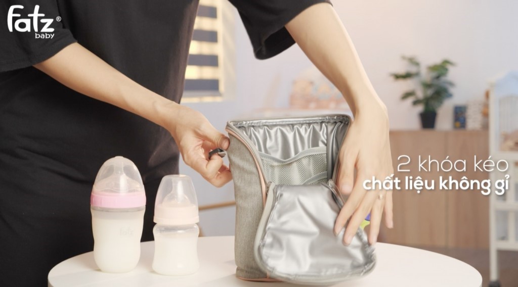 Túi giữ nhiệt bình sữa Fatzbaby - Thermo 2 - FB2016SL