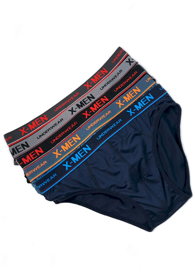 Combo 5 Quần Sịp Nam Thun Lạnh 4 Chiều X-Men Underwear MS1034