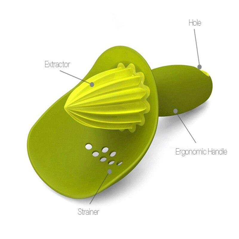 Orange Juice Maker Portable Manual Juicer 1Pcs Orange Lemon Squeezers Plastic Fruit Vegetable Supplies Kitchen Accessories