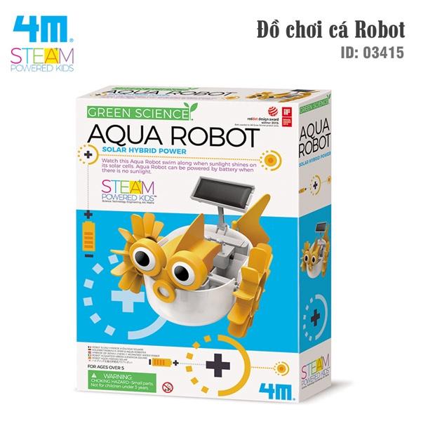 Đồ chơi khoa học Cá robot chuyển động – 4M 03415