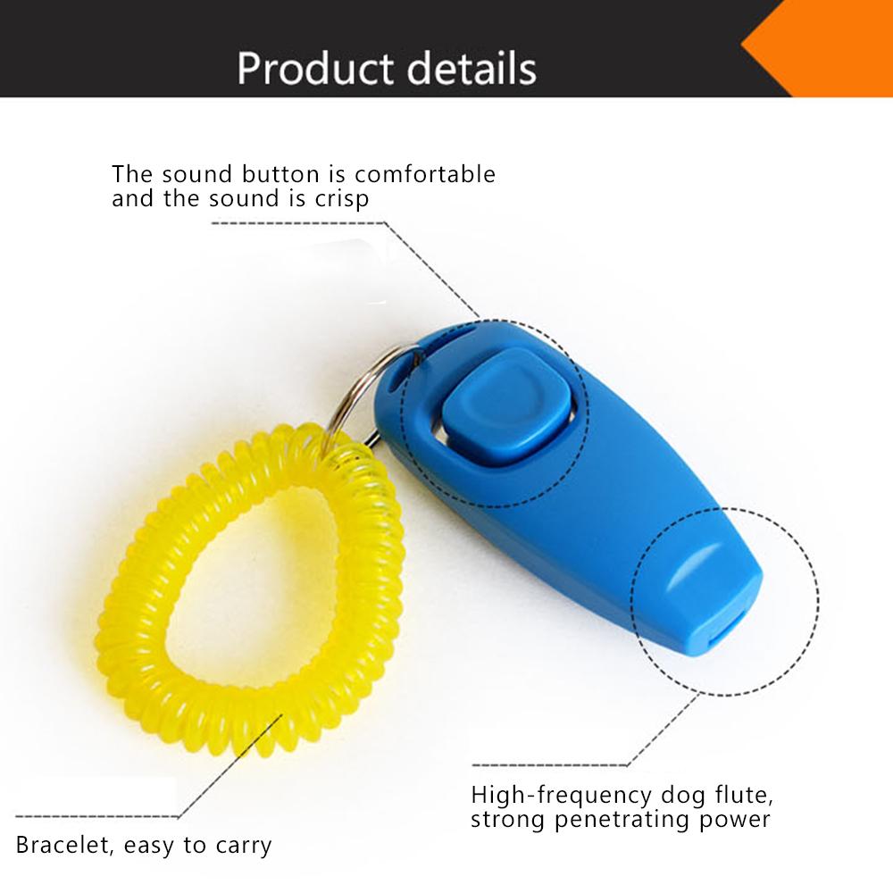 Vòng Đeo Tay Có Dây Đeo Cổ Tay Huấn Luyện Thú Cưng 2 Trong 1 Còi Và Clicker