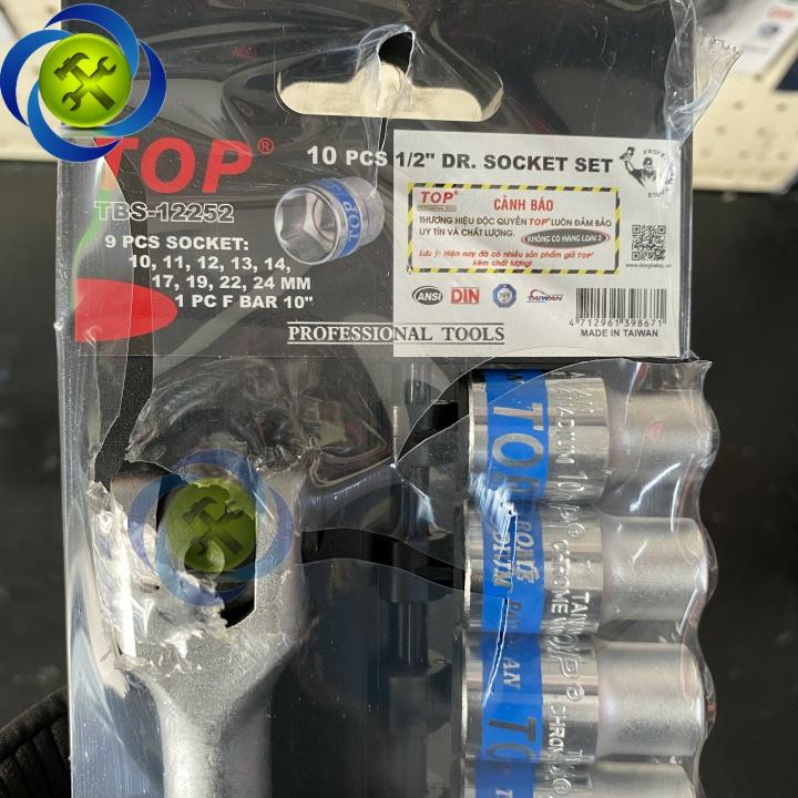 Bộ tuýp 10 chi tiết 1/2 TOP TBS-12252