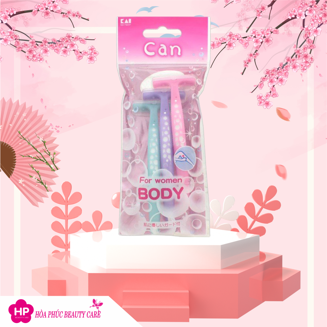 Dao Cạo Body Kai Razor 017803- For Women Body  (Set 3 cây)