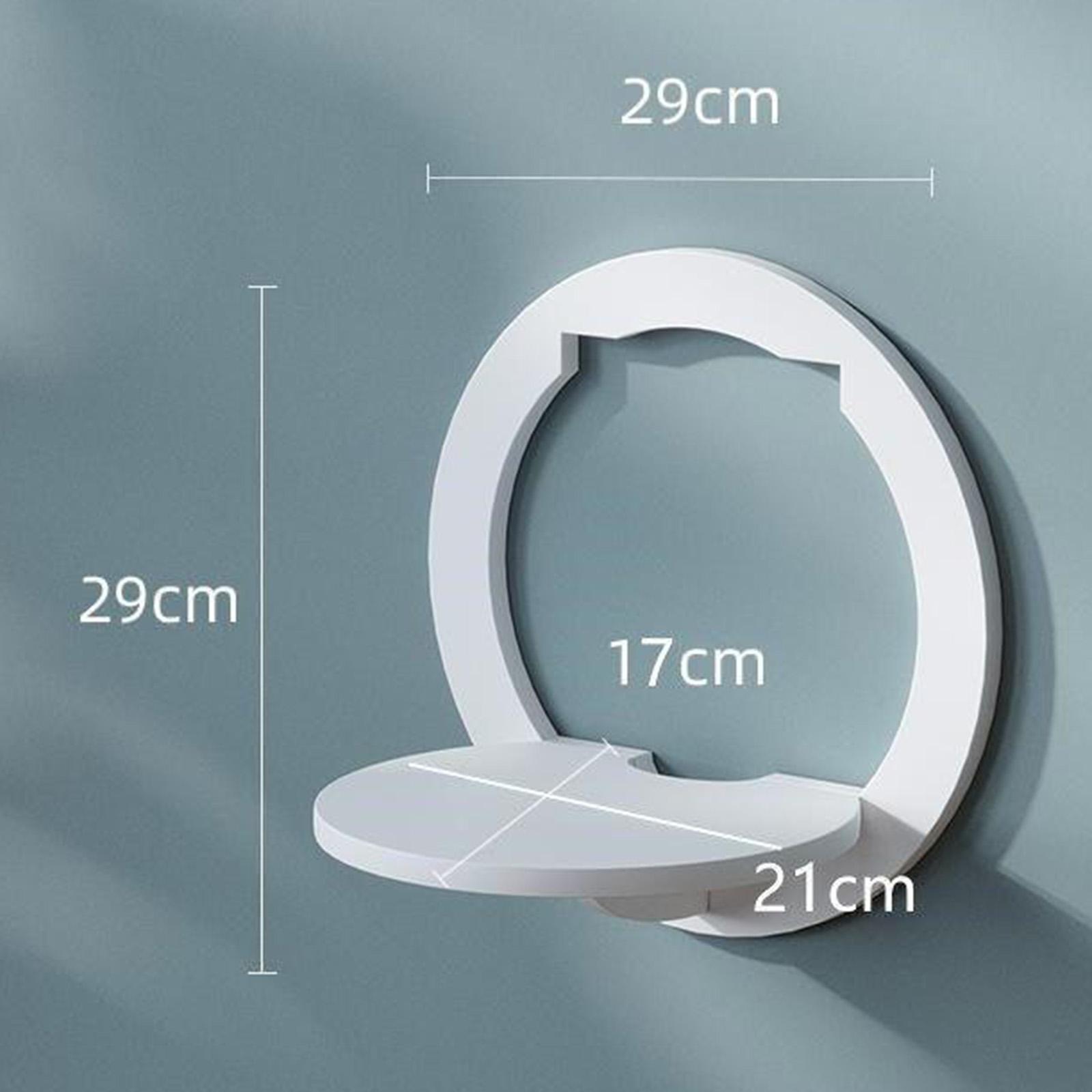 Geometric Shape Floating Wall Shelves Shelf Bedroom Storage Display - Round