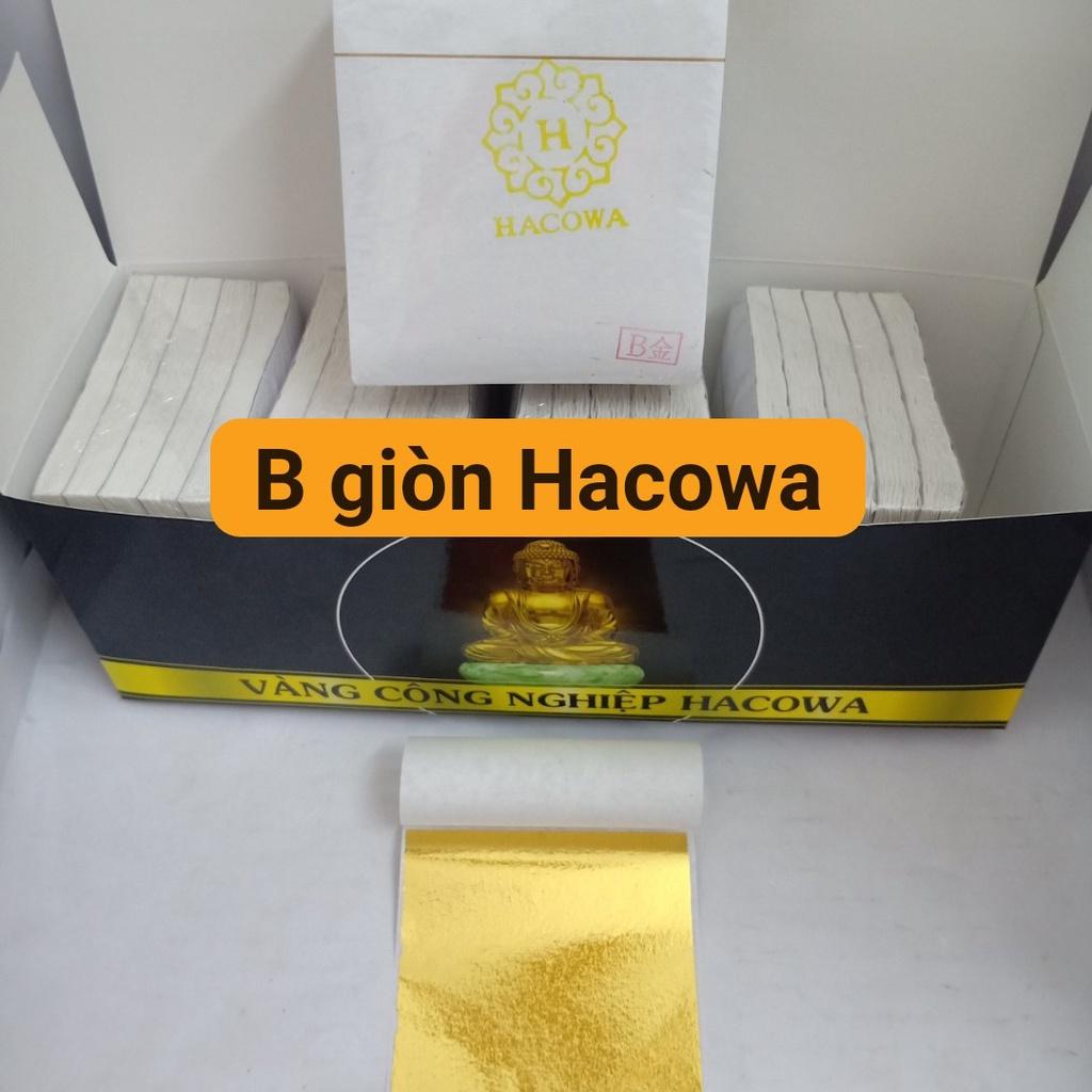 Combo 2500 lá dát vàng TRỌN BỘ DÁT VÀNG 24K TRÊN KIM LOẠI, GỖ, NHỰA kèm keo, phủ bảo vệ, bút chổi