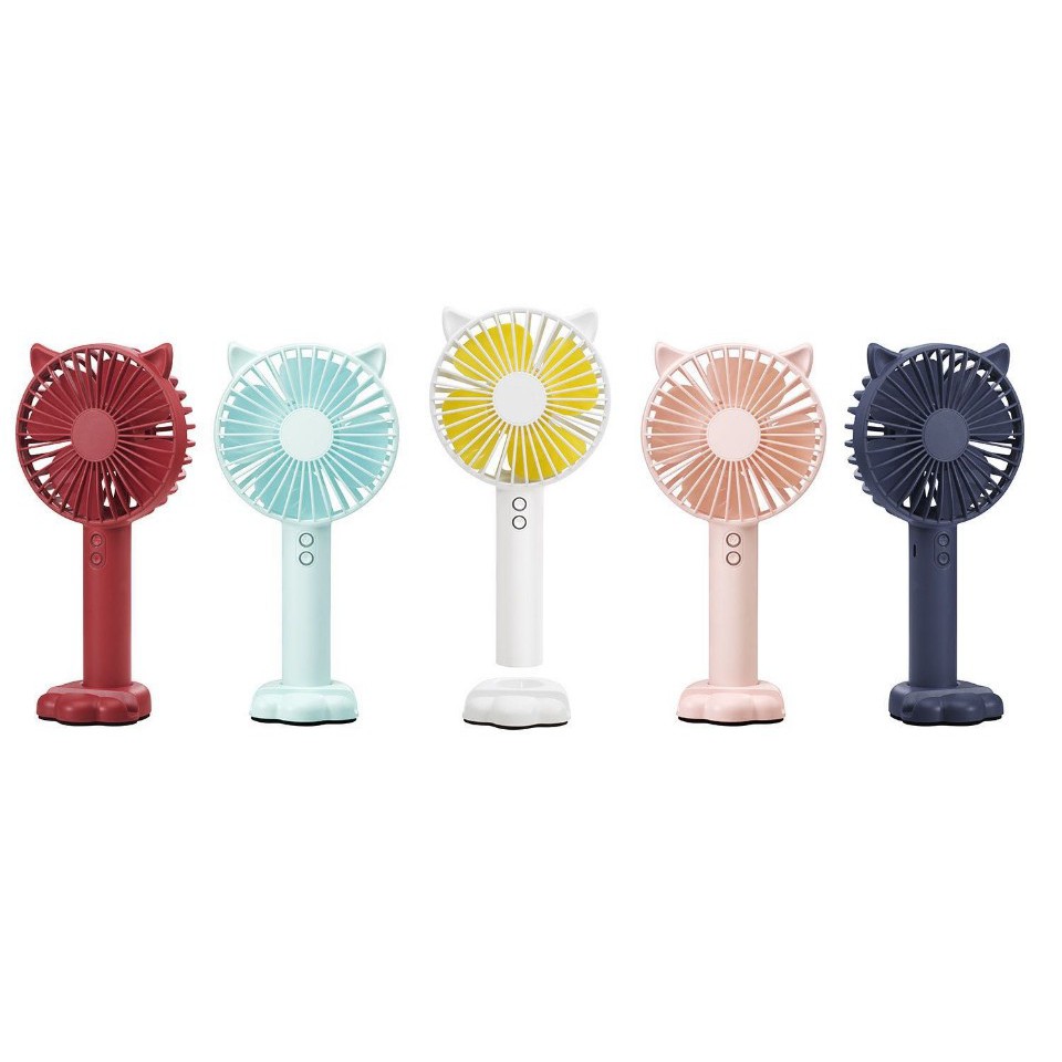 Quạt cầm tay tiện lợi gắn tai thỏ Damas N10 - Thiết kế dễ thương - Phù hợp tiêu chuẩn hiện đại