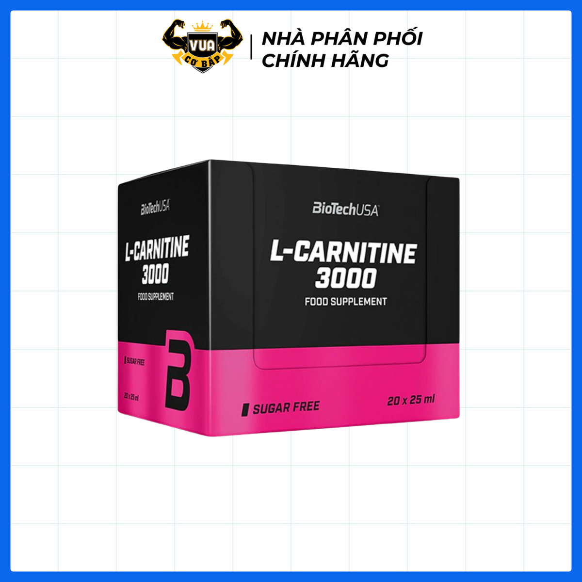 Thực Phẩm Bổ Sung Hỗ Trợ Đốt Mỡ L-Carnitine 3000 BiotechUSA - Dạng Chai Shot Tiện Lợi