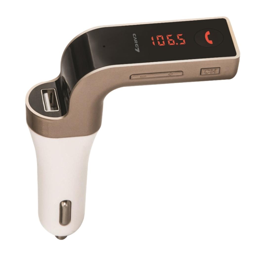 Car G7 Bluetooth FM Transmitter  Wireless Hands Free Modulator