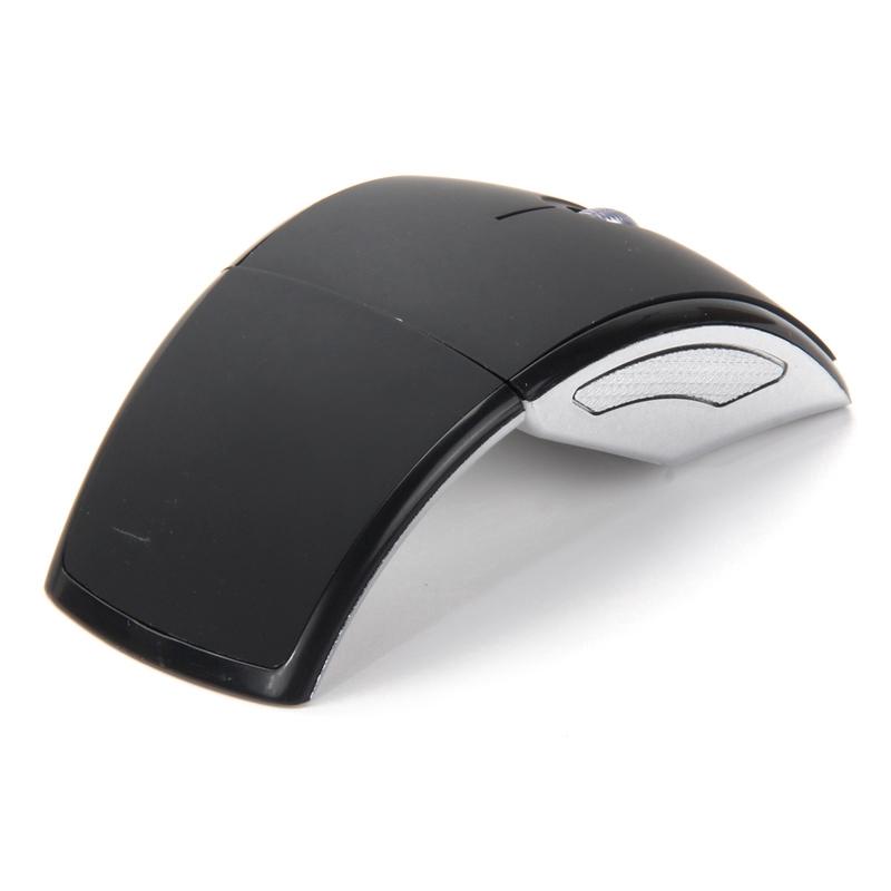 Chuột / chuột không dây có thể gập lại 2,4 GHz + Bộ thu USB 2.0 cho máy tính xách tay PC
