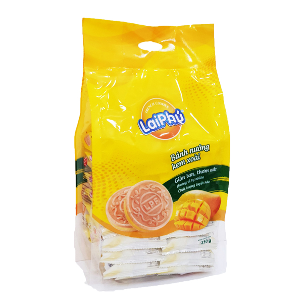 Bánh Cookie Lai Phú Kem Xoài 350g