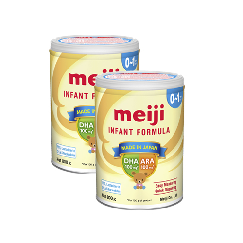 Combo 2 lon Sản phẩm dinh dưỡng Meiji Infant Formula – Nhập khẩu chính hãng (800g)