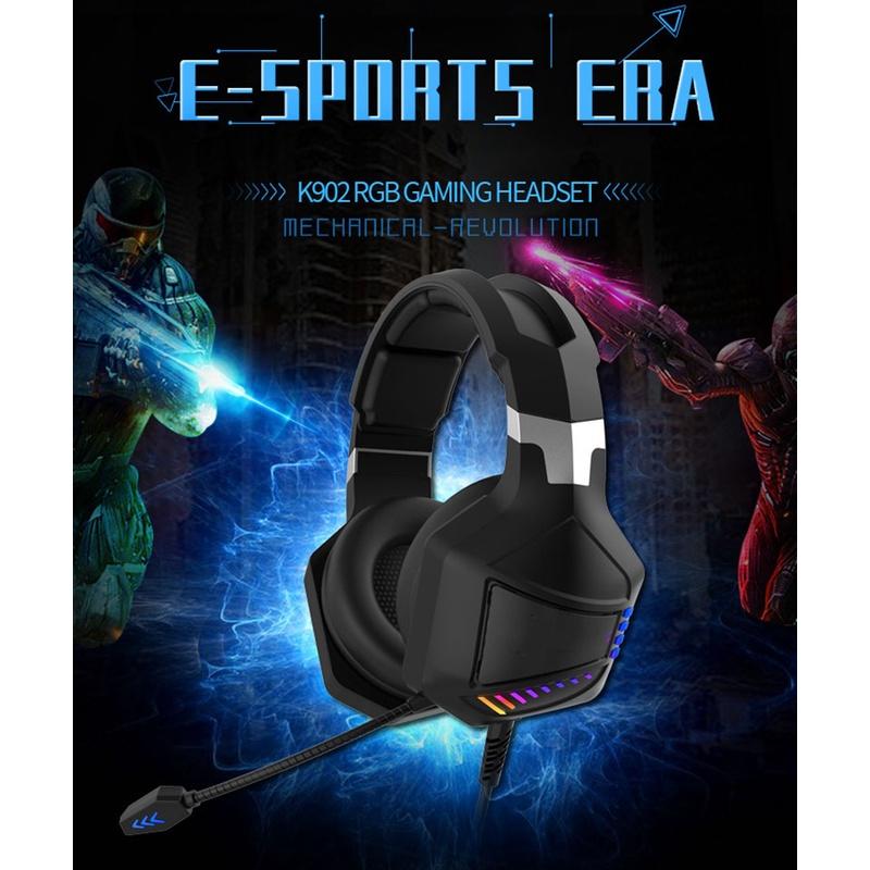 Tai Nghe Chụp Tai Over-Ear Công Suất Cao RGB Gaming PC 7.1 - thế hệ mới