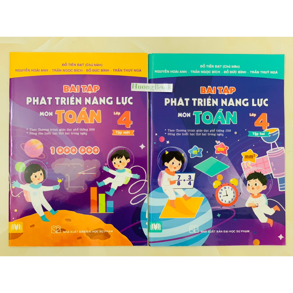 Sách - Combo Bài Tập Phát Triển Năng Lực Môn Toán + Tiếng Việt Lớp 4