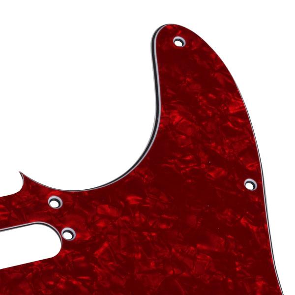 RED Pearl Pickguard SCRATCHPLATE 8 holes FOR Guitar