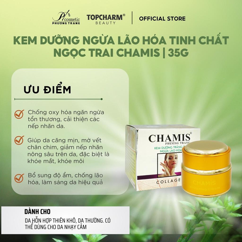 KEM DƯỠNG NGĂN NGỪA LÃO HÓA TINH CHẤT NGỌC TRAI CHAMIS