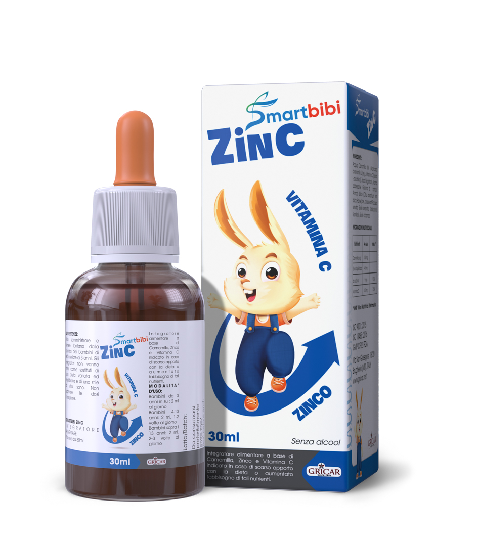 Smartbibi ZINC sirô bổ sung kẽm và Vitamin C hỗ trợ tăng sức đề kháng, cải thiện tình trạng biếng ăn, chậm lớn ở trẻ (30ml)