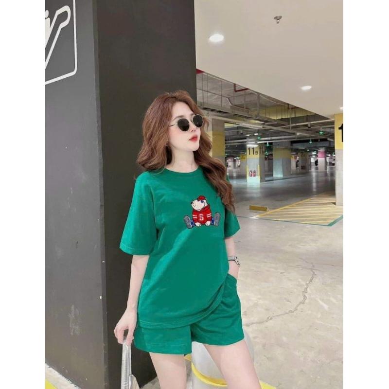 Sét đồ bộ đùi nữ cao cấp bigsize mẫu mới, sét bộ đi chơi thể thao chất cotton xịn đẹp, đô bộ mặc nhà mùa hè mát mịn