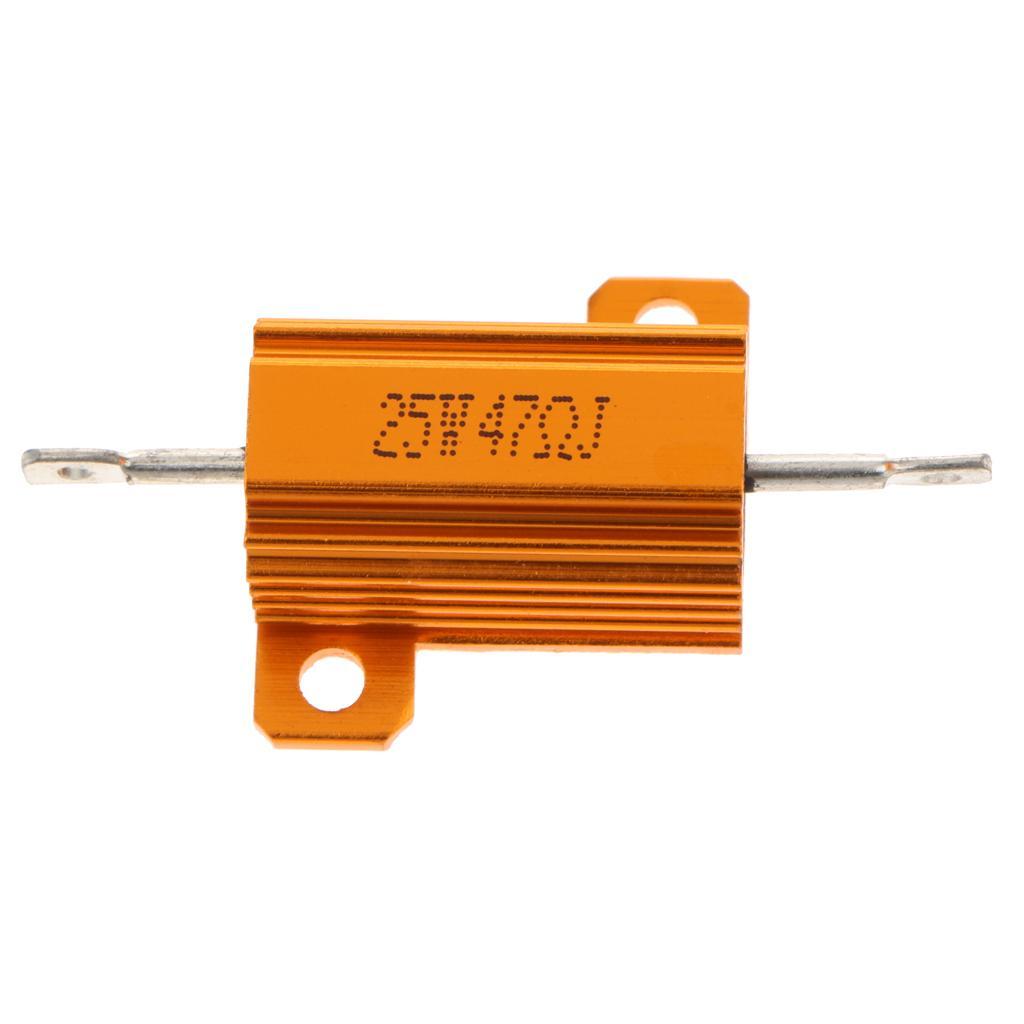 2-8pack Golden Resistor Aluminum Case Wirewound Chassis Mounted 1K Ohm