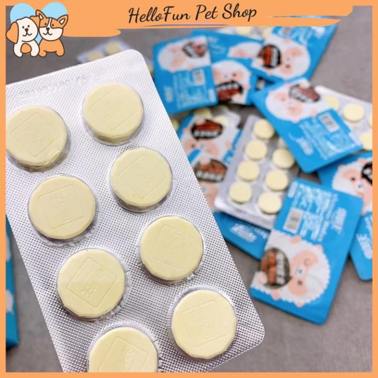 Viên sữa dê cung cấp canxi cho chó mèo