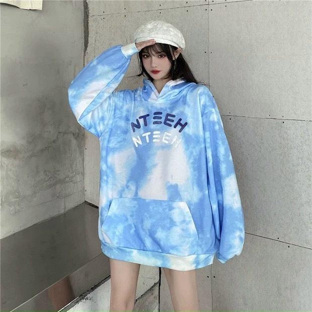 Áo Khoác Hoodie Nam Tuổi Teen Loang Màu Cưc Hot Chất Thun Nỉ Ngoại Không Nhăn Cao Cấp - MC82