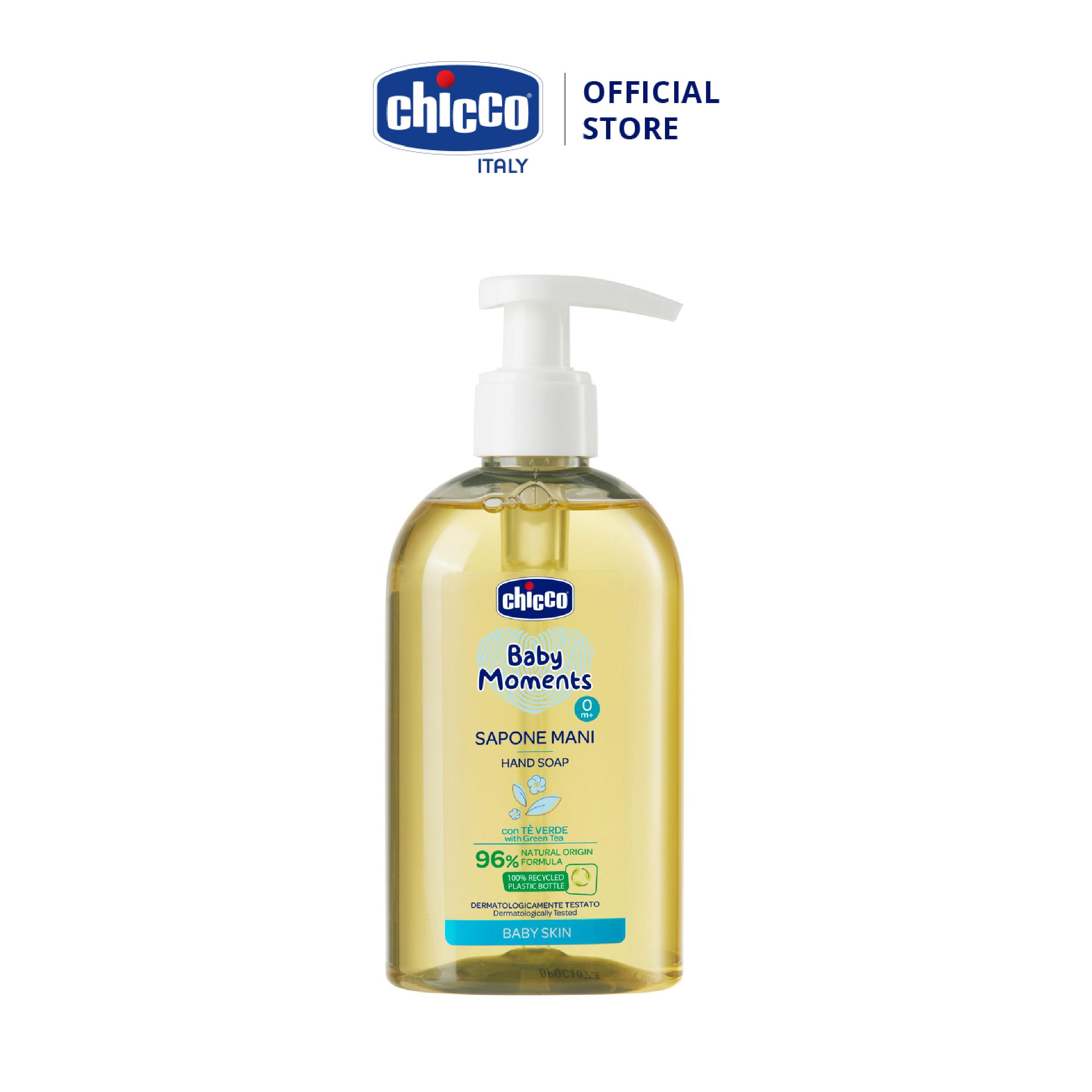 Nước rửa tay diệt khuẩn chiết xuất Trà xanh Chicco 0M+ 250ml