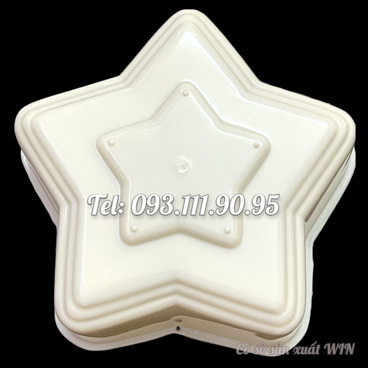 Khuôn làm bánh, rau câu hình ngôi sao – Loại 20 cm – Mã số 1939