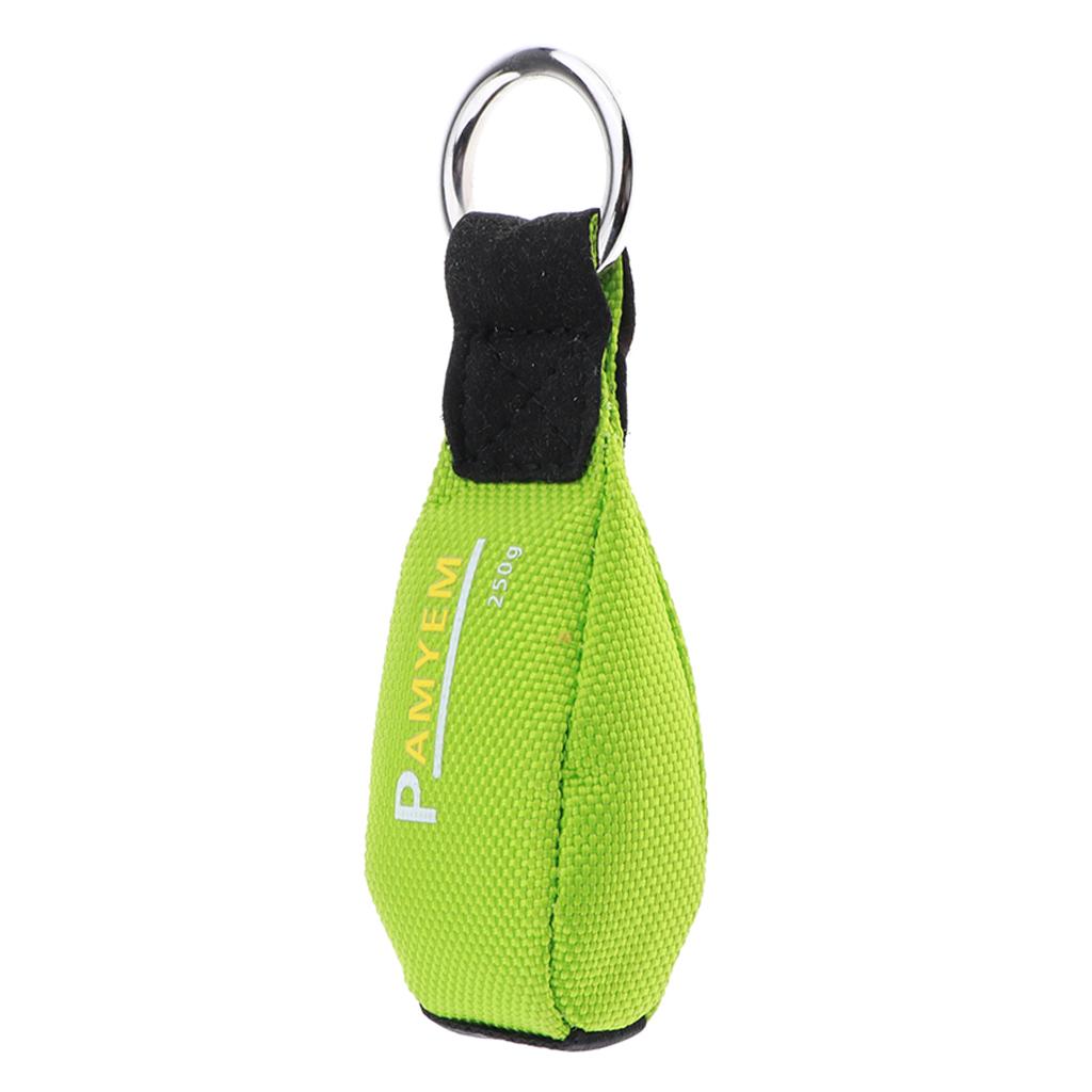 250g / 8.8 oz Rock Climbing Throw Weight Bag Tree Arborist Gears  Green