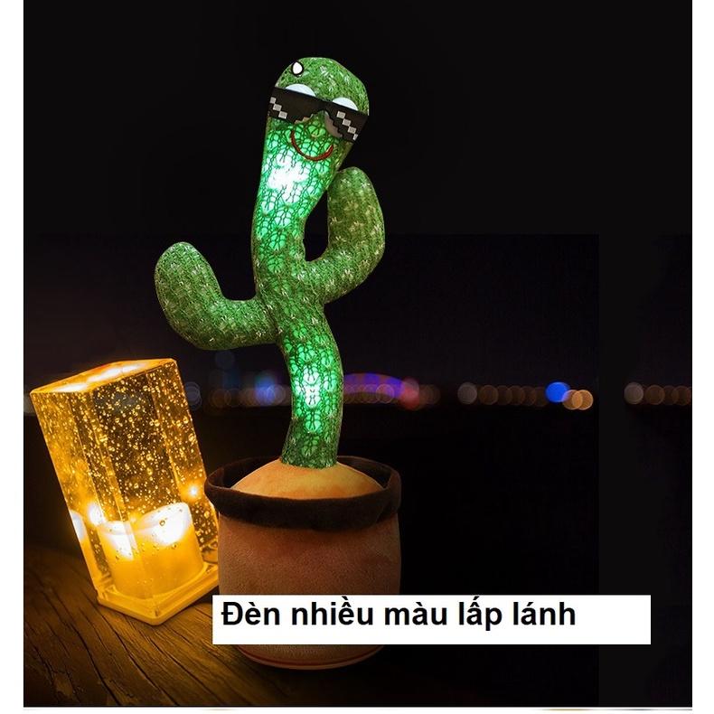 Đồ chơi Cây Xương rồng nhảy múa theo điệu nhạc vui nhộn 2 loại Có nhại tiếng và Không nhại tiếng