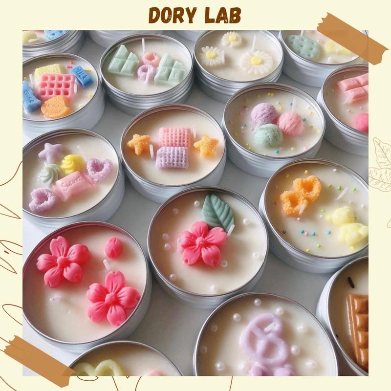 Set Nến Thơm Tealight Mini Vỏ Nhôm Handmade - Dory Lab