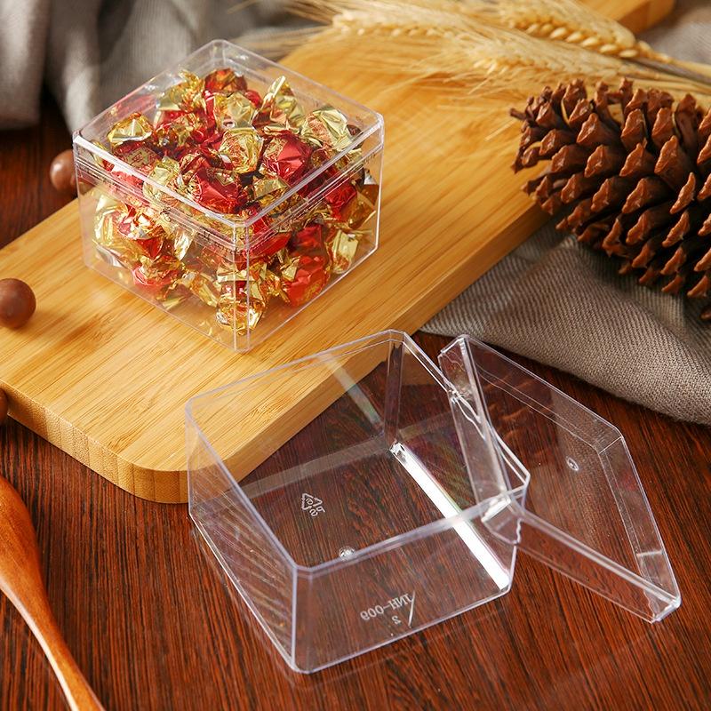 Hộp Bánh Lạnh Set 6 Hộp Tiramisu Mousse Panna Cotta Sữa Chua Bằng Mica Trong Có Nắp