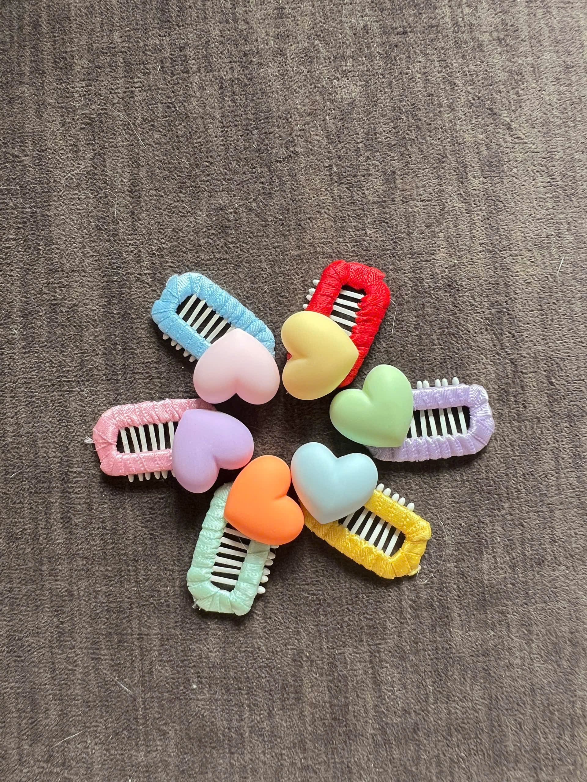 NƠ KẸP TÓC BUỘC TÓC CÀI TÓC TRÁI TIM THỜI TRANG DỄ THƯƠNG MÃ 36 CHO THÚ CƯNG CHÓ MÈO