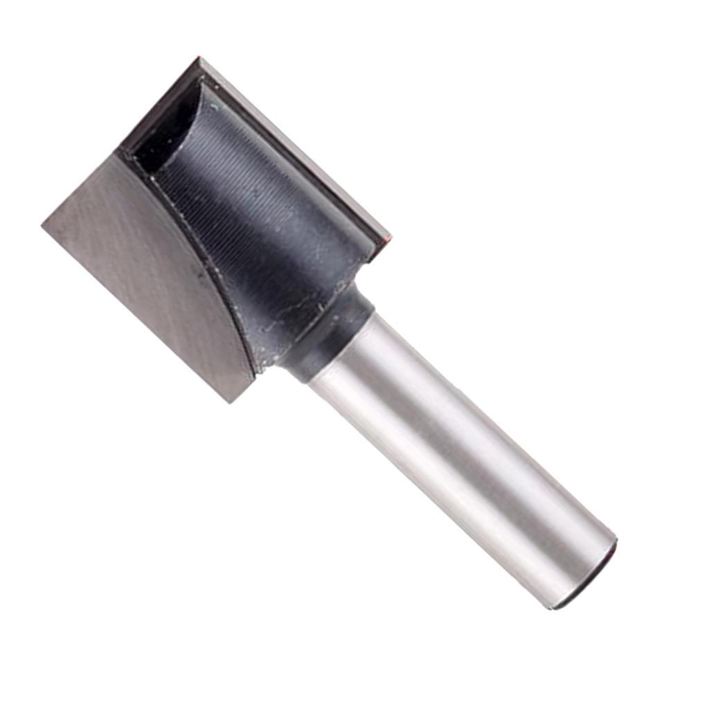 2PCS 8MM SHANK STRAIGHT DADO ROUTER BIT CARBIDE MILLING CUTTER WOODWORKING