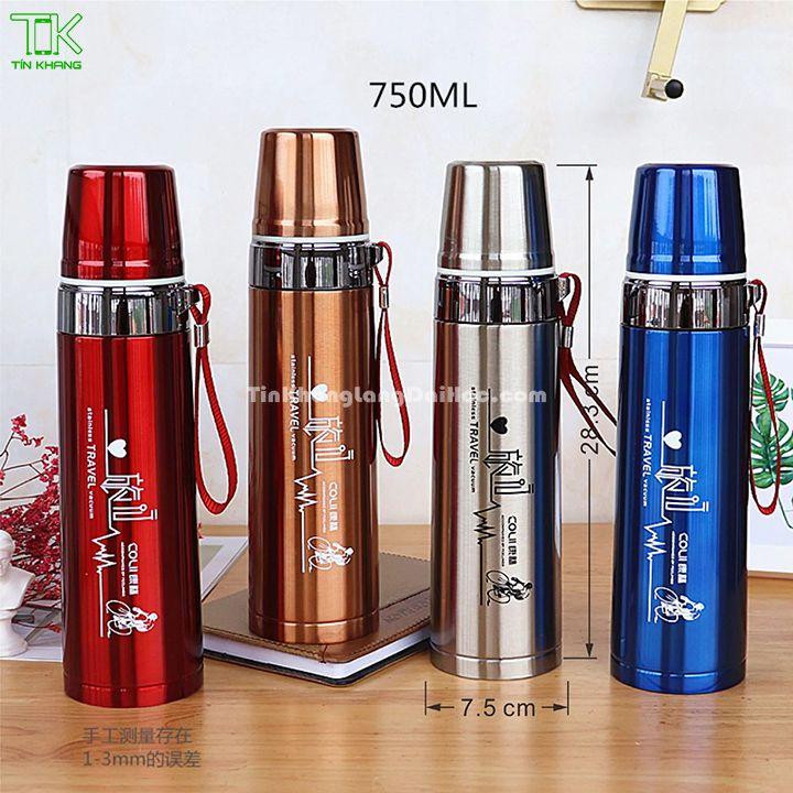 Bình giữ nhiệt inox cao cấp 750ml Vacuum – 750ml giữ nhiệt hơn 8h