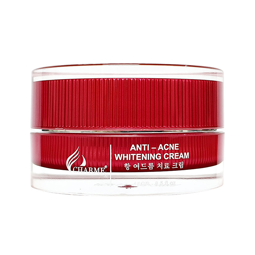 Kem thông đỏ, Charme anti acne, ngừa mụn, sáng da, không gây kích ứng, phù hợp cho mọi loại da, 15g