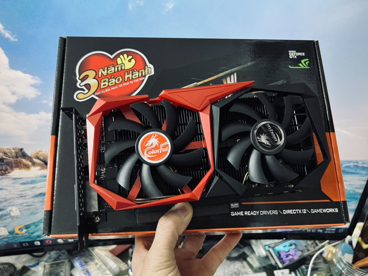 VGA (Cạc màn hình) Colorful Geforce GTX 1050Ti NB 4GB/DDR5/2AN- HÀNG CHÍNH HÃNG